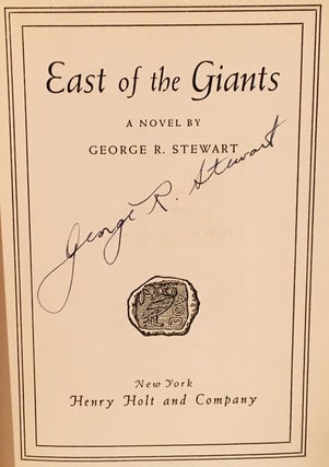 East of the Giants (SIGNED)