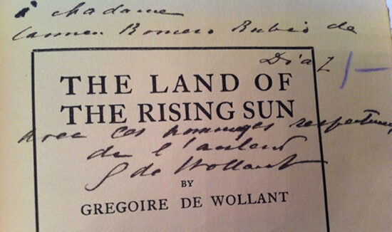 The Land of the Rising Sun SIGNED | Gregoire De Wollant | 1st