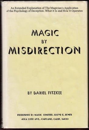 Item #14744 Magic by Misdirection. Dariel Fitzkee