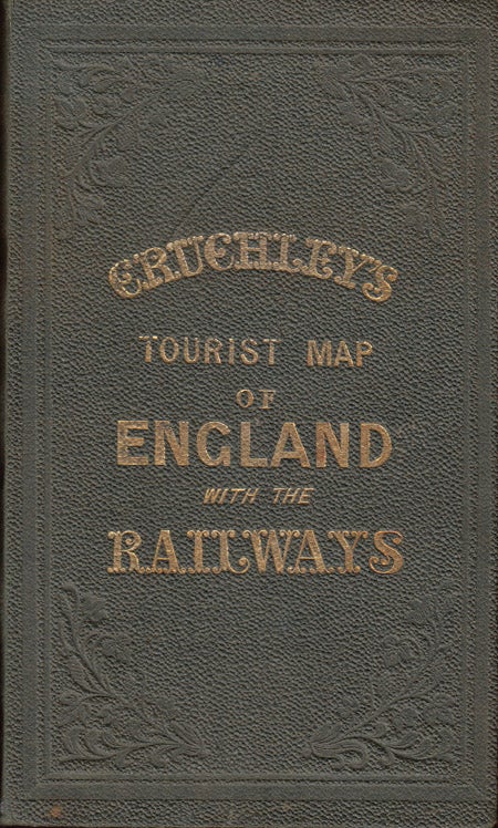 Item #17090 Cruchley's Travellers Companion Through England & Wales: Shewing the Railways and Stations to the Present Time. G. F. Cruchley.