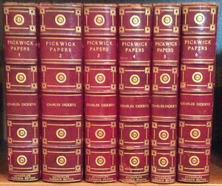 Item #17125 The Posthumous Papers of the Pickwick Club (6 volumes). Charles Dickens
