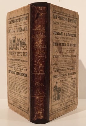 Item #17635 The San Francisco Directory and Business Guide, 1859-1860. Henry G. Langley, compiler