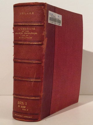 Item #17820 L'Heredite et les grands problemes de la biologie generale revue, corrigee et...