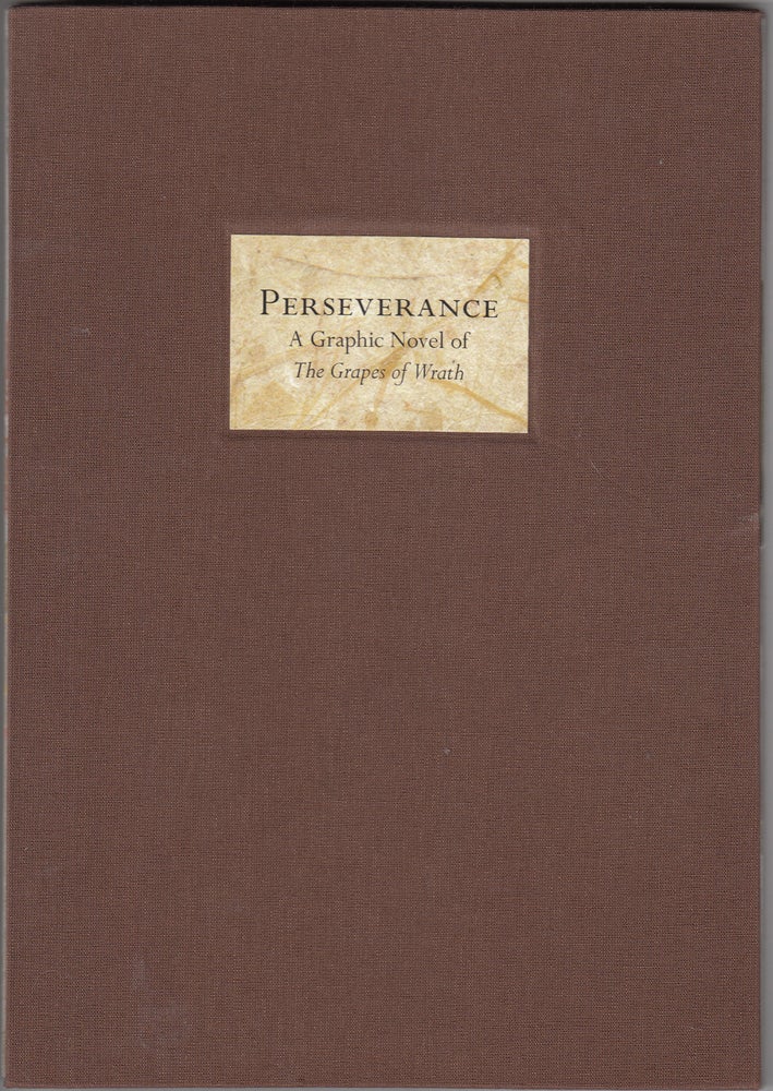 Item #17938 Perserverance: A Graphic Novel of The Grapes of Wrath (SIGNED). Adrienne Hooker, John Steinbeck.