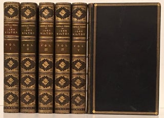 Item #18085 Poetical Works (6 volumes). John Milton, Sir Egerton Brydges