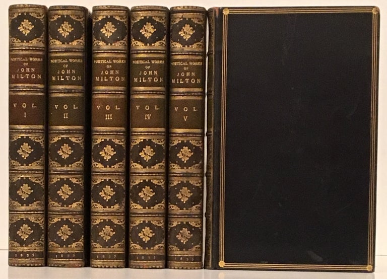 Item #18085 Poetical Works (6 volumes). John Milton, Sir Egerton Brydges.