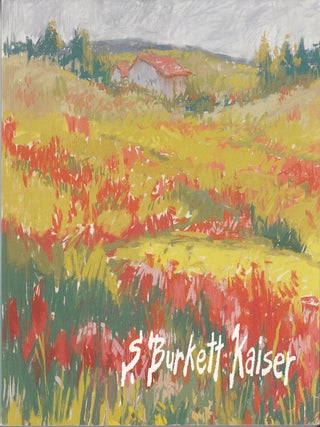 Item #18772 Pastel Impressions 'dos-a-dos' with Oil Impressions. S. Burkett Kaiser