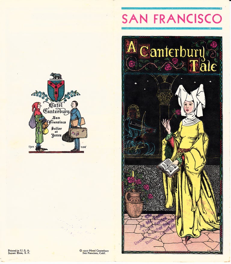 Item #19296 San Francisco: A Canterbury Tale. Jo Mora.