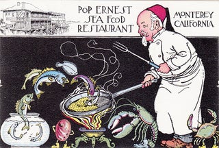 Pop Ernest, Abalone and Seafood Restaurant Menu & Postcard