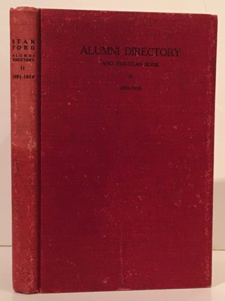 Item #19827 Alumni Directory and Ten-Year Book II, 1891-1910. O L. E