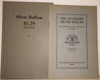 Item #19975 Silver Bullion: $1.29 One Ounce: Marketing and Merchandising of Silver Bullion [with]...