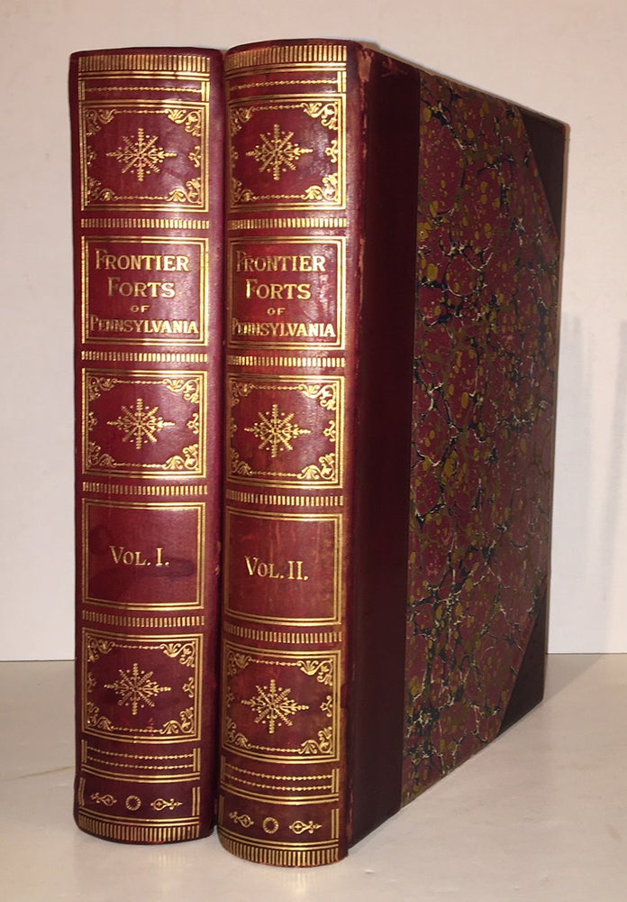 Item #20119 Frontier Forts of Pennsylvania (Report of the Commission to Locate the Site of...) (Two Volumes). H. M. M. Richards, John M. Buckalew, M. A. Sheldon Reynolds, Jay Gilfillan Weiser, George Dallas Albert.