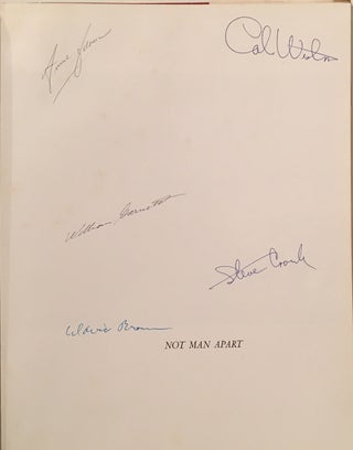 Not Man Apart: Lines from Robinson Jeffers (SIGNED by Ansel Adams; Steve Crouch, William Garnett, Cole Weston and David Brower)