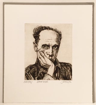 Item #20166 Edward Weston (SIGNED Portrait Etching). Jack Coughlin