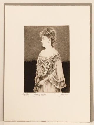 Item #20168 Gertrude Atherton (SIGNED Portrait Etching). Jack Coughlin