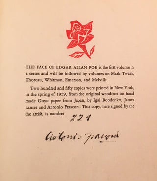 The Face of Edgar Allan Poe (SIGNED)