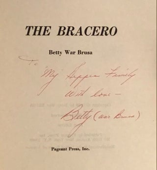 The Bracero (INSCRIBED)