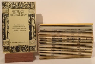 Item #20367 Sixteenth Century Bibliography Booklets 1 - 21; 23; 25 - 26; 31-32 (26 volumes
