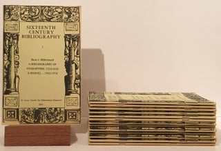Item #20368 Sixteenth Century Bibliography Booklets 1 - 7; 10 - 15; 20 (14 volumes