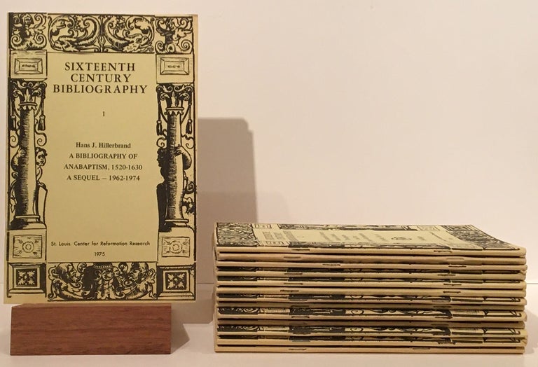 Item #20368 Sixteenth Century Bibliography Booklets 1 - 7; 10 - 15; 20 (14 volumes).