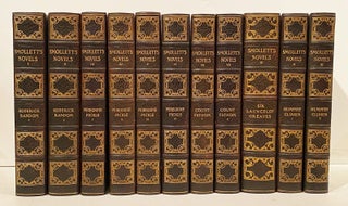 Item #20406 The Novels of Tobias Smollett (11 Volumes). Tobias Smollett