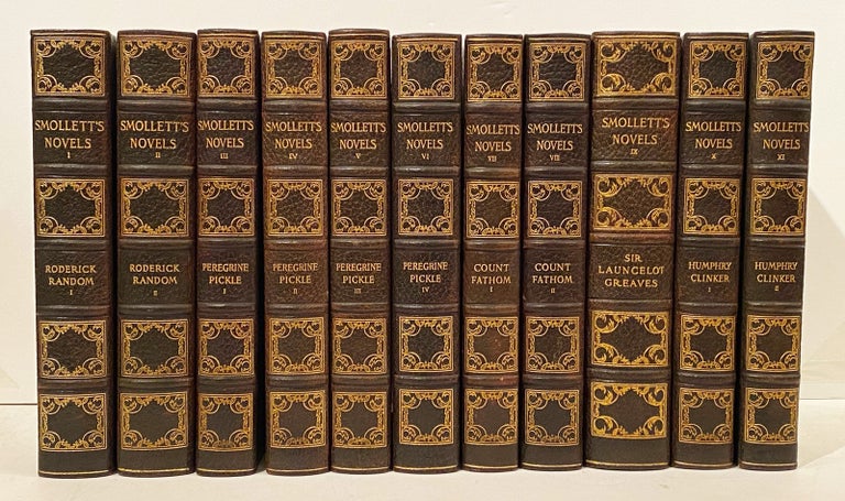 Item #20406 The Novels of Tobias Smollett (11 Volumes). Tobias Smollett.