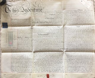 Original Manuscript Indenture, Counterpart of Lease of two houses and premises in the Coburg Road in the Parish of Camberwell in the County of Surrey