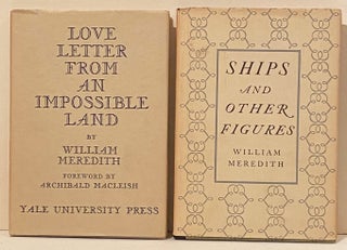 Item #20679 Collection of Poet's first three books, each inscribed along with ALS. William Meredith