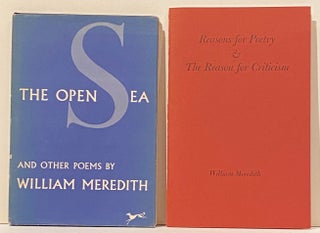 Collection of Poet's first three books, each inscribed along with ALS