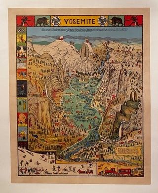 Item #20753 Yosemite (Carte/Map). Jo J. Mora