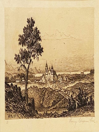 Item #20761 Mission San Carlos (SIGNED Original Etching). Henry Chapman Ford