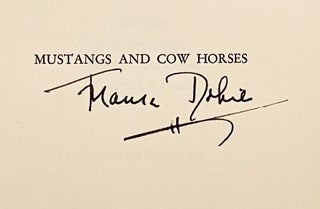 Mustangs and Cow Horses (SIGNED by Dobie)