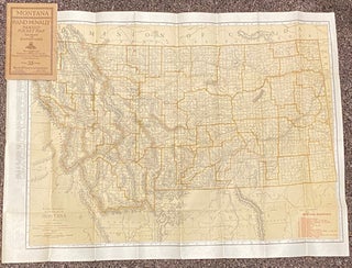 Item #20799 Indexed Pocket Map: Tourists' and Shippers' Guide to Montana. MAPS