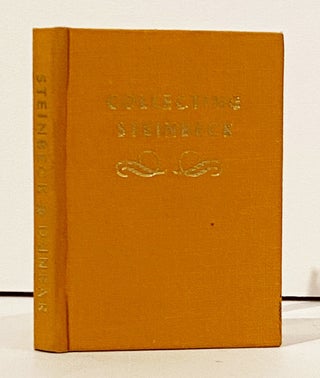 Item #20979 Collecting Steinbeck (SIGNED). Maurice Dunbar