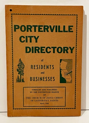 Item #21041 Porterville City Directory of Residents and Businesses
