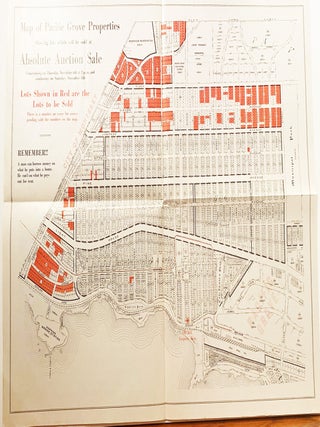 Item #21097 Map of 300 Home Sites in Pacific Grove Which will be Sold Separately at Absolute...
