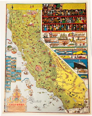 Item #21107 California (Carte/Map). Jo J. Mora