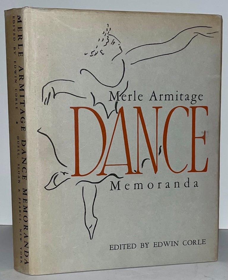 Item #21178 Dance Memoranda. Merle Armitage, Edwin Corle.