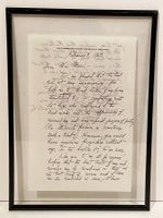 Small Archive with Photograph & 2 ALS to an Ardent Admirer