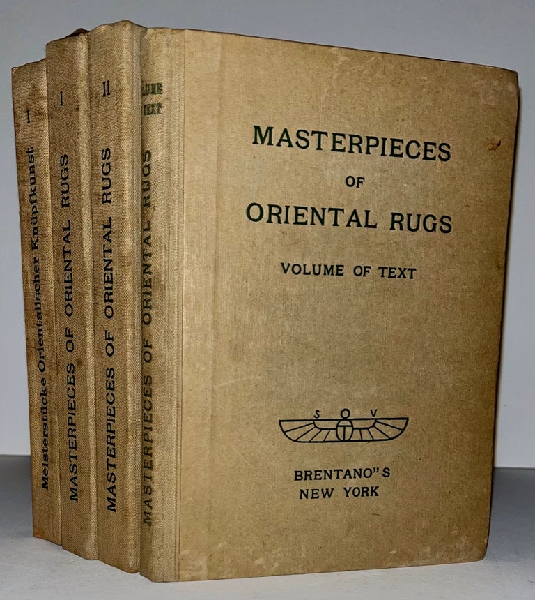 Item #21309 Masterpieces of Oriental Rugs (Text Volume + 3 Portfolios). Werner Grote-Hasenbalg.