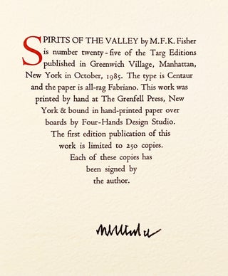 Spirits of the Valley (SIGNED)