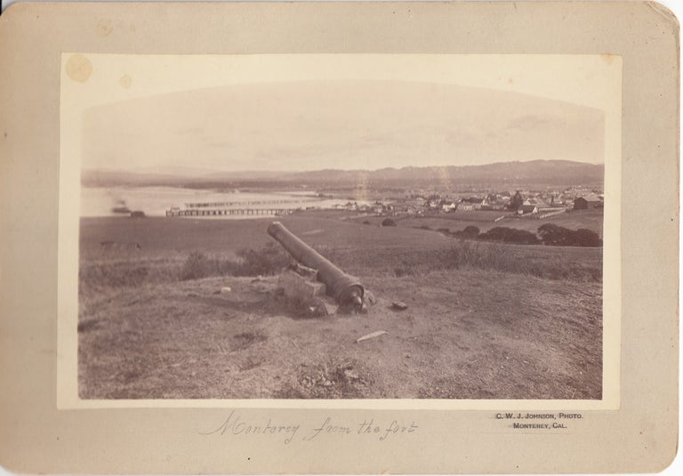 Item #21382 Monterey from the Fort (Original Albumen Photograph). C. W. J. Johnson.