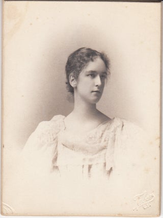 Item #21383 Original Photograph of a Young Woman. Isaiah West Taber