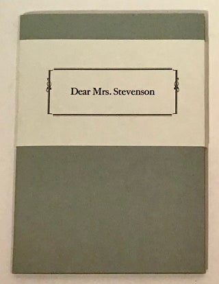 Dear Mrs. Stevenson: a Letter From Samuel Lloyd Osbourne to Margaret Stevenson