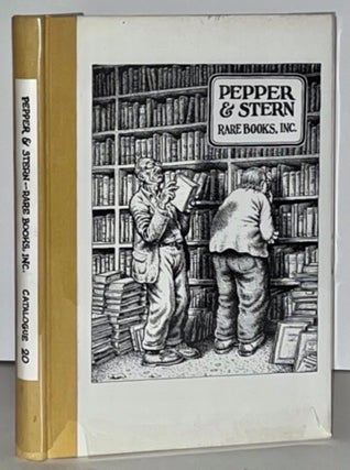 Item #21475 Pepper & Stern Rare Books, Inc. Catalogue 20 (SIGNED). Jim Pepper, Peter Stern, R. Crumb