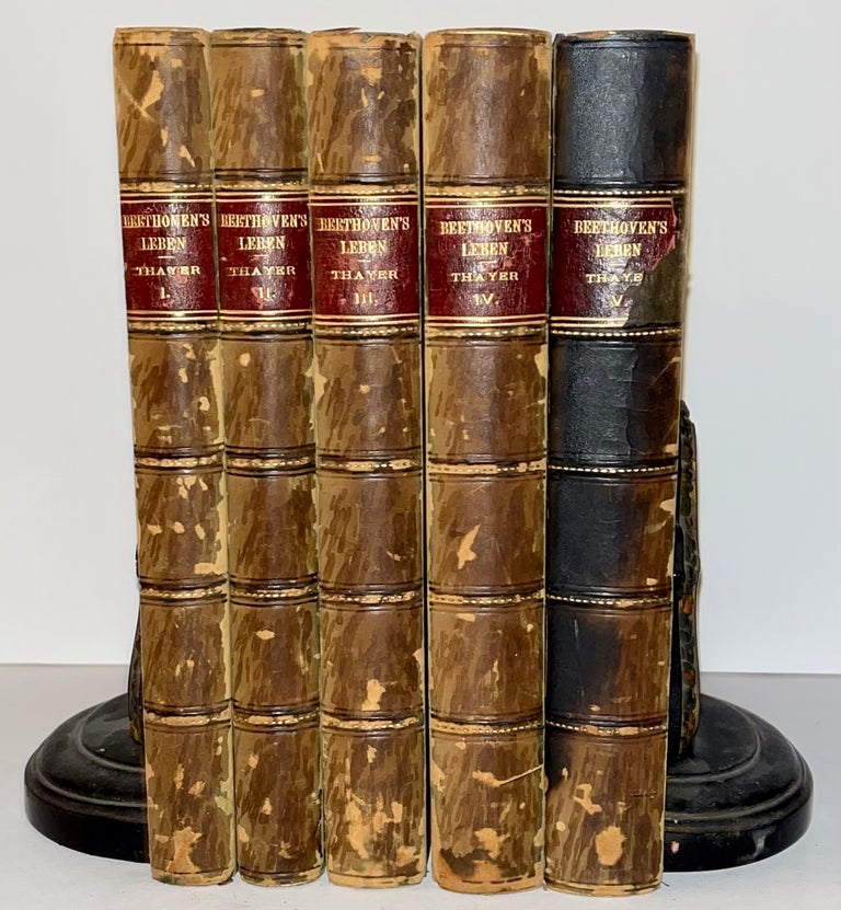 Item #21633 Ludwig van Beethoven's Leben. A. W. Thayer, H. Dieters, H. Riemann, vols.