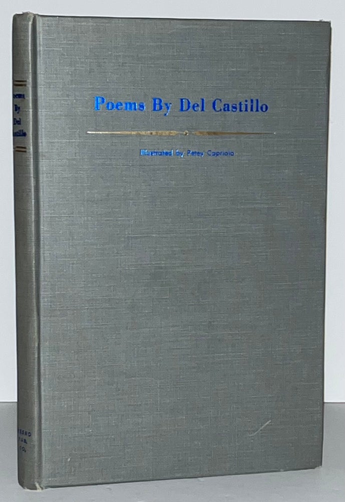 Item #21638 Poems (INSCRIBED). Del Castillo.