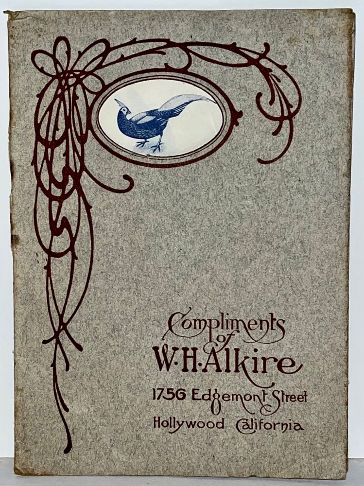 Item #21669 Compliments of W.H. Alkire. W. H. Alkire.