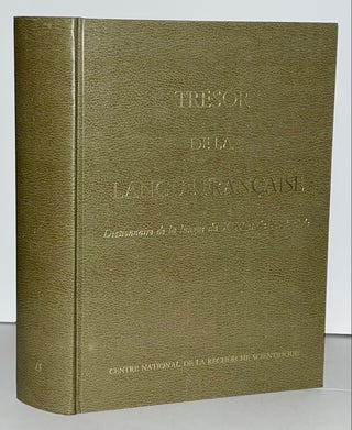 Item #21710 Tresor de la Langue Francaise, Tome 16 (sale-tiendre). Collectif