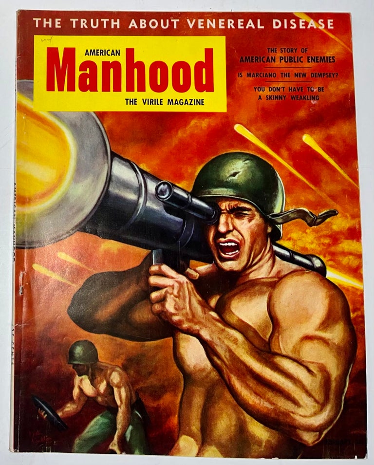 Item #21737 American Manhood: Muscles and Brains for the Aggressive Young Man (6 issues). Joseph E. Weider, -in-Chief.